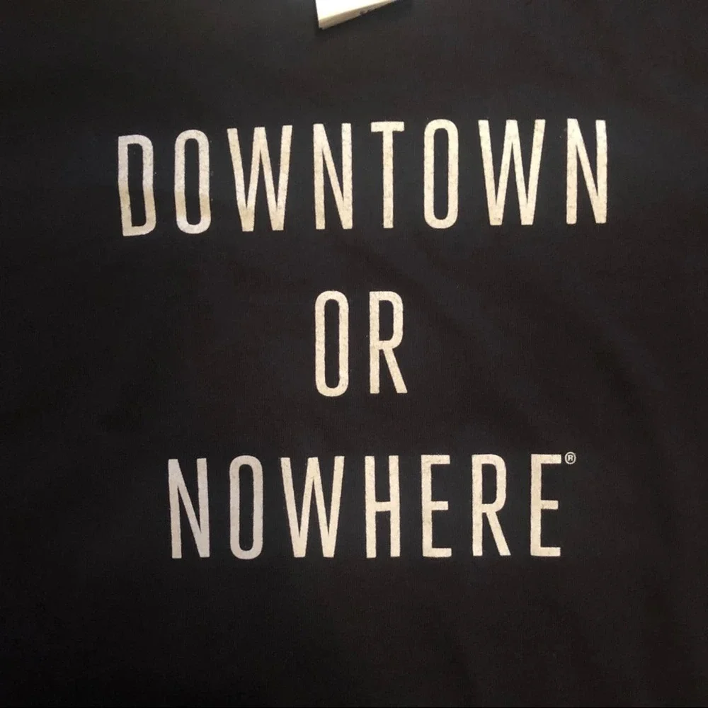 Knowlita Downtown or Nowhere NYC Blavk T-shirt Size Small Ships Same Day - Picture 5 of 6